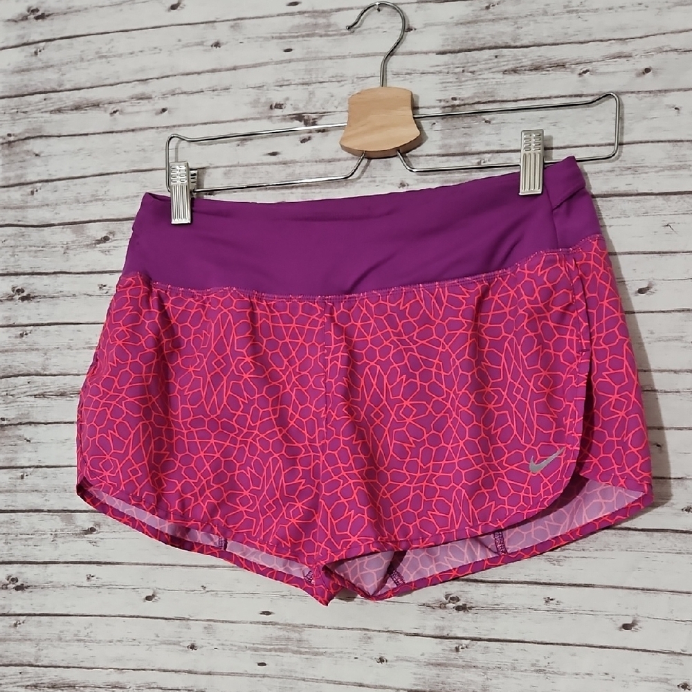 Nike Purple and Pink Athletic Shorts
